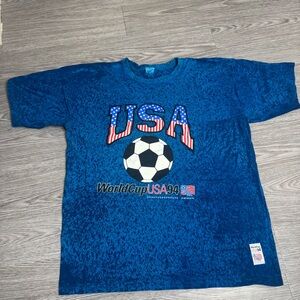Vintage FIFA World Cup 1994 USA United States Soccer T Shirt Men's Sz 3XL / 2XL